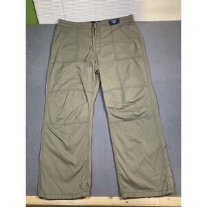 Hollister Women's Adj Rise Parachute Baggy Green Pants Size XL NWT MSRP $49.95